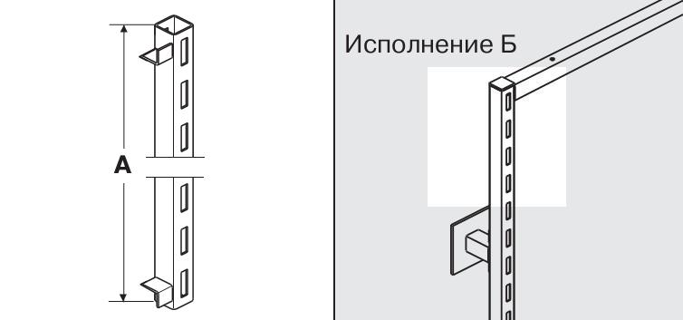 Стійки «Аверс» односторонні крайні (під У30.060)